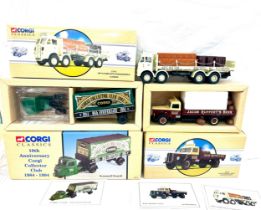 Boxed Corgi Classic collector trucks to include 10th Anniversary Corgi Collector Club 1984-1994