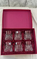 Set of 6 Schott Zwiesel Germany tumbler glasses in original box
