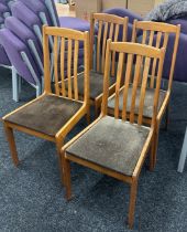 Set of 4 dining room chairs