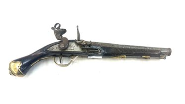 Reproduction Brander and Potts display only Flintlock pistol London