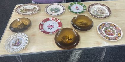 Selection of collectors plates