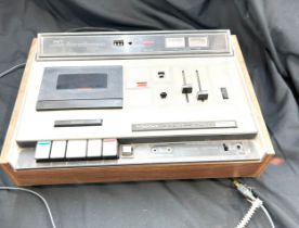 Vintage sony stereo cassette recorder tc/160, untested