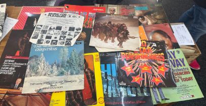 Large selection of assorted records includes Beethoven, Ella Fitzgerald etc