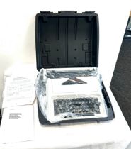 Cased Carina typewriter in box, brand new