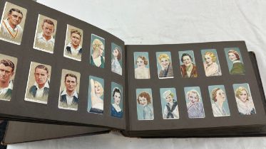 Antique cigarette card album collection