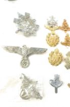 A lot of twenty mainly military British cap badges