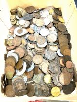 Selection of vintage and later coins