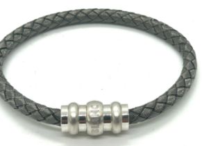 Mont Blanc silver clasp bracelet