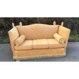Knoll antique double end drop arm sofa, approximate measurements: Overall height 40 inches, Length