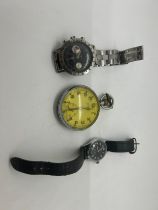 Selection of pocket/ wrist watches, all untested