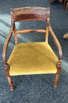 Antique mahogany carver chair