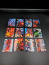 Extremely rare Fleer Marvel Masterpiece Hildebrandt Brothers Cards Collection, dated 1994. 36