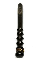 Police truncheon Birmingham Special Constabulary Truncheon GV Sypher Dated 1916-1919