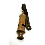WW1 1914 Dated Hudson Trench Whistle
