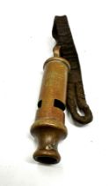 WW1 1914 Dated Hudson Trench Whistle