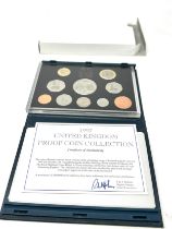 1997 United Kingdom Royal Mint Proof Coin Collection with CoA and Box