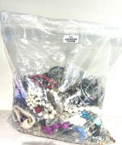 10kg UNSORTED COSTUME JEWELLERY inc. Bangles, Necklaces, Rings, Earrings.