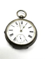 Silver thomas russell pocket Watch Key-wind Working