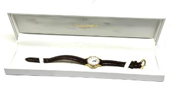 LONGINES Ladies Quartz Wristwatch Working Boxed