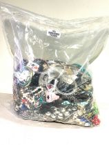 10kg UNSORTED COSTUME JEWELLERY inc. Bangles, Necklaces, Rings, Earrings.