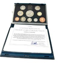 1998 United Kingdom Royal Mint Proof Coin Collection with CoA and Box