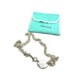 A silver necklace by Tiffany and Co (54g)