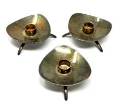 3 x cohr denmark atla candle holders