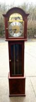 Grandfather clock with weights and pendulum height 70 inches