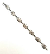 Ladies Silver macintosh bracelet length 7 inches