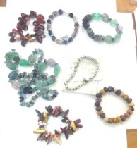 Selection of Gemporia gemstone jewellery includes bracelets etc