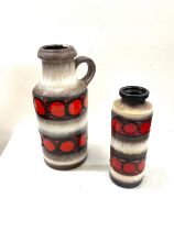German pottery jug and vase