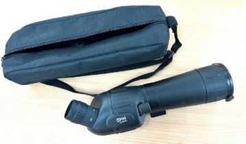 Optus 20 - 60 x 60 spotting scope in carry case