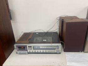 JVC hi fi music system model no MF-33l with speakers untested