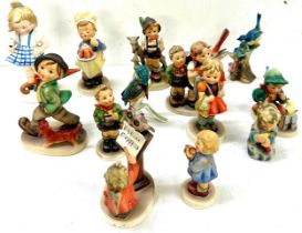 Selection 14 vintage Goebel figures