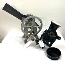 Antique pasta making machine, 1920's coffee grinder