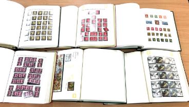 Selection of 6 stamp albums to include Decimals, animals, countries etc