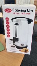 Boxed Quest catering urn 10 litre 1500 Watt and a home noodle machine