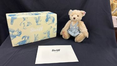 Steiff dorothy wizard of oz bear 681998 with box and coa, musical