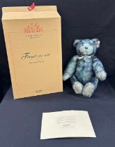 Steiff Teddy Bear Forget Me Not 666001 Blue 40cm Limited 3500 North America