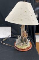 Border Fine Art farmer and sheep table lamp - A moment to reflect