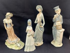 Selection of 4 Spanish figures includes Nao, Valencia etc