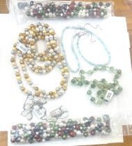 Selection of Gemporia gemstone jewellery includes necklaces etc