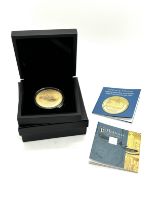 Cased limited edition Hattons 2020 22 carat Dunkirk 80th anniversary gold five pound coin