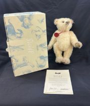 Steiff Teddy Bear Bella UK 09 - White 38cm number 317, boxed with coa