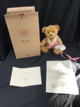 Steiff bear Christopher 666681 cherished teddies with COA and box