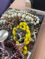 Large selection of vintage and later costume jewellery