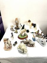 Selection of animal ornaments to include Border Fine arts, Beswick etc, a/f