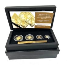 Cased Hattons 2022 22 carat Queen Victoria 125th Diamond Jubilee anniversary gold deluxe sovereign