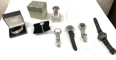 Selection of ladies and gents wrist watches to include Sekonda, Oasis etc, all untested