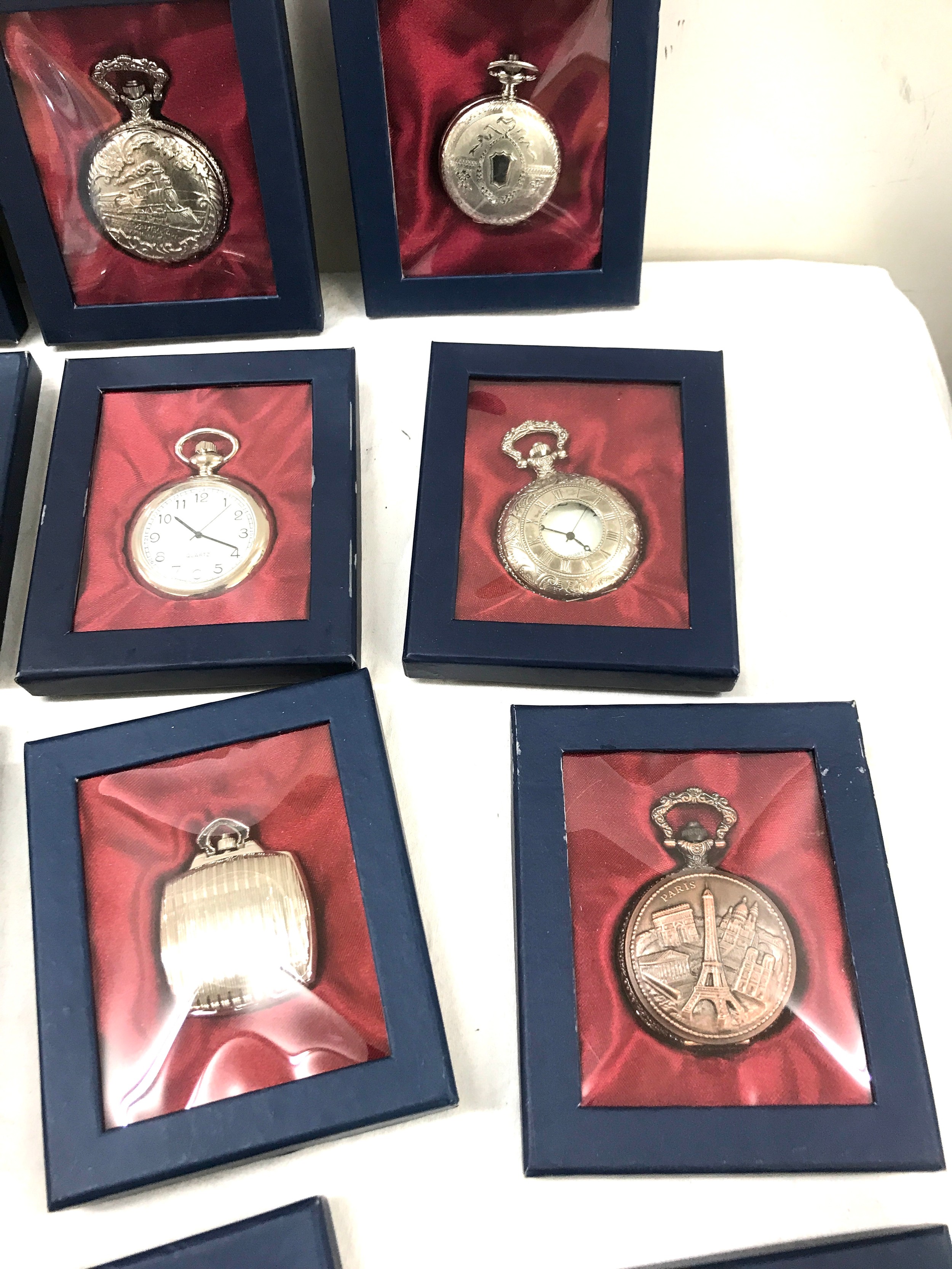 Selection of boxed pocket watches 23 in total, all untested - Bild 4 aus 8